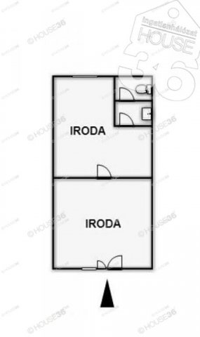 Eladó iroda, Kecskeméten 39 M Ft, 2 szobás / költözzbe.hu