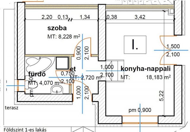 Eladó téglalakás, Besnyőn 26.5 M Ft, 2 szobás