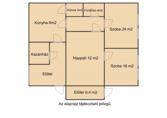 Eladó családi ház, Vésztőn 3.5 M Ft, 3 szobás