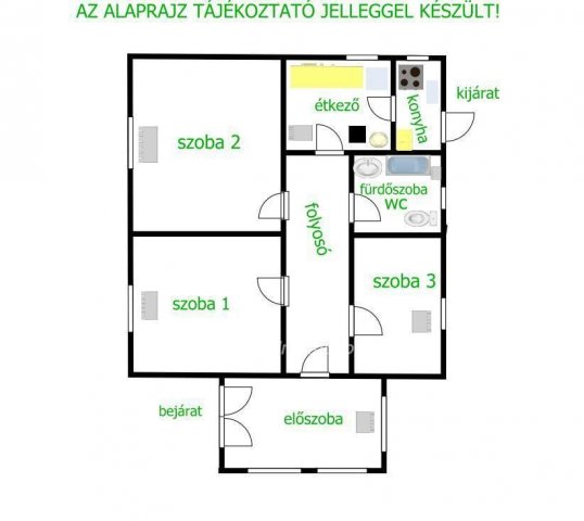 Eladó családi ház, Hajdúböszörményen 39.9 M Ft, 2+1 szobás