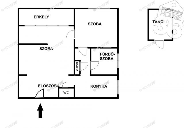 Eladó téglalakás, Kecskeméten 39.5 M Ft, 2 szobás