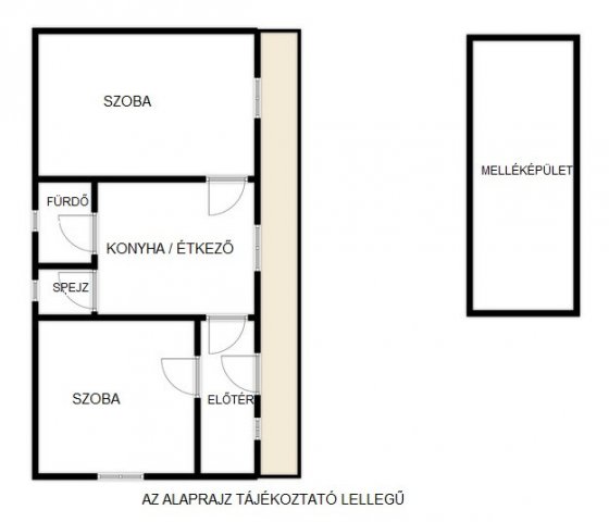 Eladó családi ház, Táborfalván 18.8 M Ft, 2 szobás