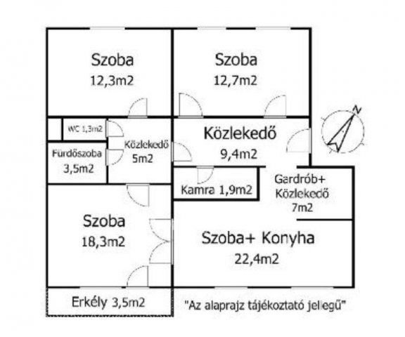 Eladó téglalakás, Kecskeméten 53 M Ft, 4 szobás