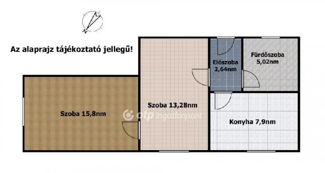 Eladó téglalakás, Budapesten, XIX. kerületben 48.9 M Ft