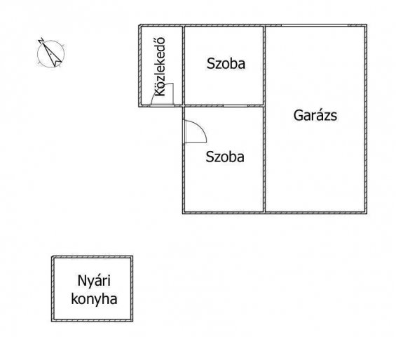 Eladó családi ház, Nyársapáton 15.9 M Ft, 2 szobás