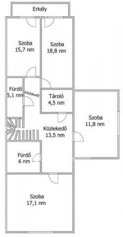 Eladó családi ház, Szigetszentmiklóson 160 M Ft, 5+1 szobás