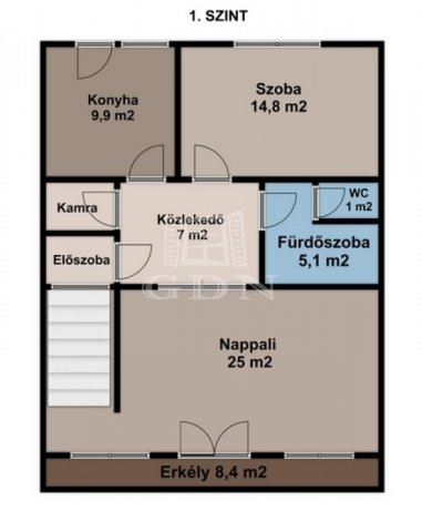 Eladó sorház, Zalaegerszegen 38.9 M Ft, 4 szobás