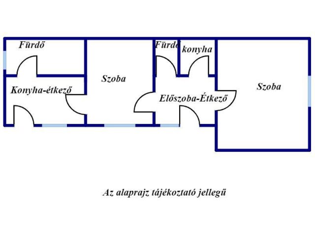 Eladó ikerház, Győrött, Csendes utcában 54.5 M Ft, 2 szobás