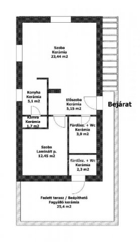 Eladó nyaraló, Miskolcon 34.8 M Ft, 2 szobás