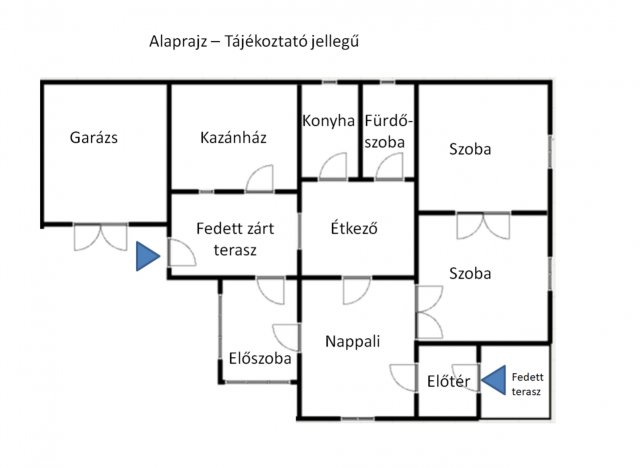 Eladó családi ház, Rákóczifalván 32 M Ft, 2 szobás