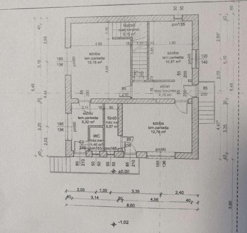 Kiadó családi ház, albérlet, Komáromban 350 E Ft / hó