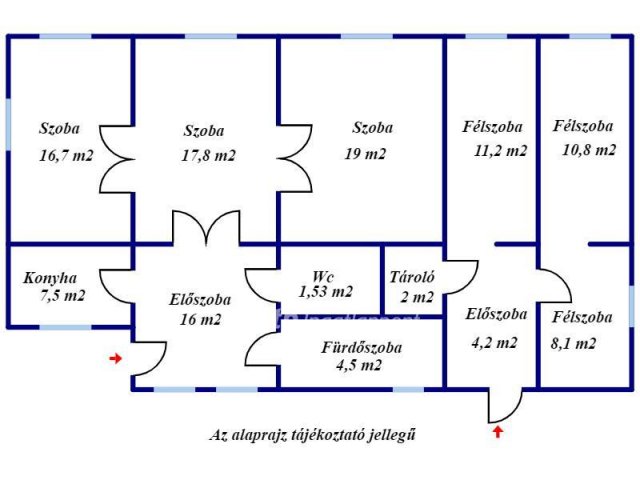 Eladó családi ház, Nagykőrösön 19.5 M Ft, 5+4 szobás