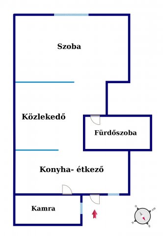 Eladó sorház, Budapesten, XX. kerületben 26 M Ft, 1 szobás