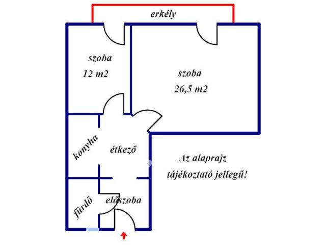 Eladó téglalakás, Gyöngyösön 43 M Ft, 2 szobás