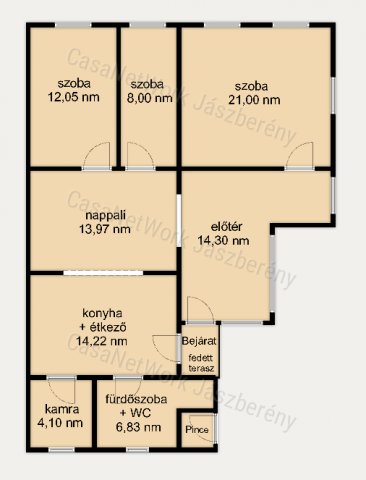 Eladó családi ház, Karácsondon 30 M Ft, 4 szobás