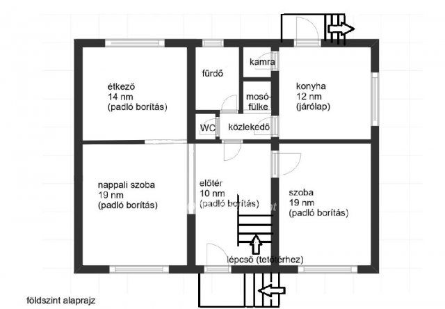 Eladó családi ház, Ácson 52 M Ft, 4 szobás