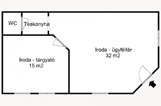 Eladó üzlethelyiség, Szegeden 39.8 M Ft, 2 szobás