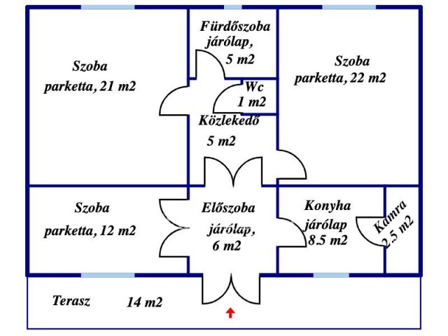 Eladó téglalakás, Miskolcon 59.99 M Ft, 2+1 szobás