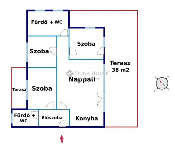 Eladó téglalakás, Telkin 99.91 M Ft, 4 szobás