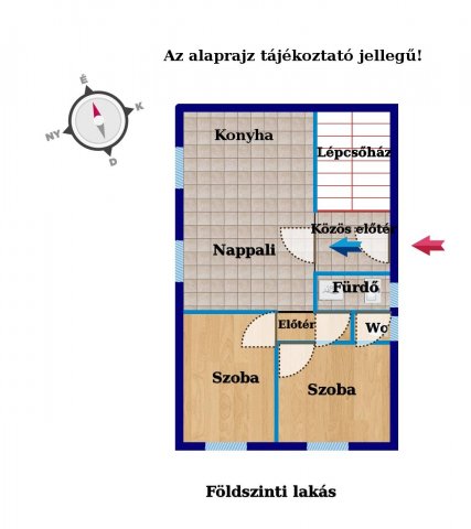 Eladó téglalakás, Vácon, Dézsma utcában 49.99 M Ft, 3 szobás