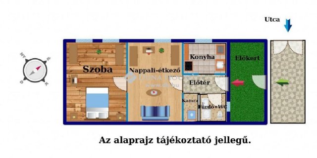 Eladó családi ház, Budapesten, XX. kerületben 23 M Ft, 2 szobás