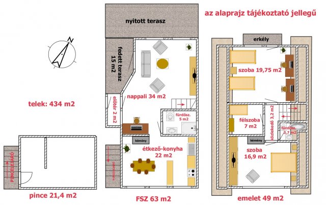 Eladó családi ház, Szigetcsépen 115 M Ft, 3+1 szobás