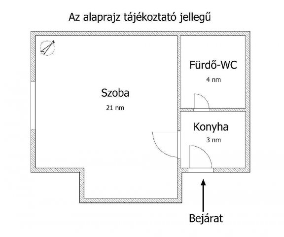 Eladó téglalakás, Budapesten, XII. kerületben 40 M Ft, 1 szobás