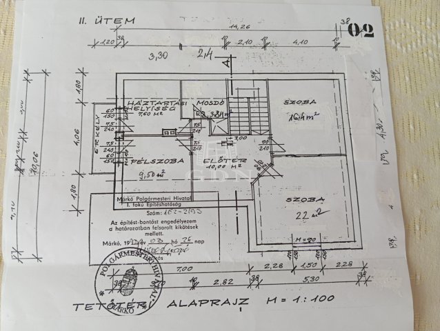 Eladó családi ház, Márkón 112 M Ft, 3+2 szobás