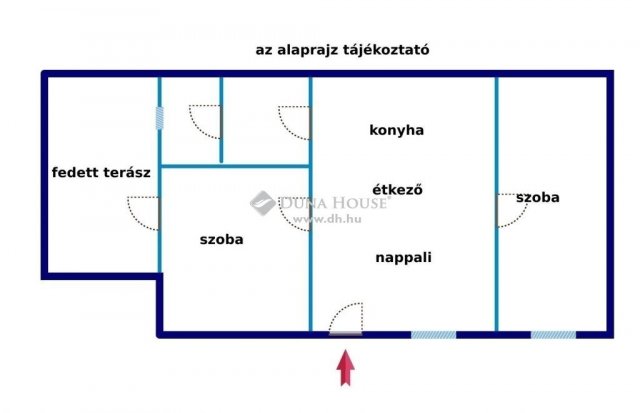 Eladó téglalakás, Budapesten, VI. kerületben 79 M Ft, 2 szobás