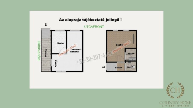 Eladó nyaraló, Sándorfalván 24.9 M Ft, 1+1 szobás