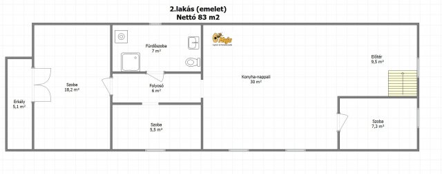 Eladó családi ház, Pázmándon 62 M Ft, 6+1 szobás