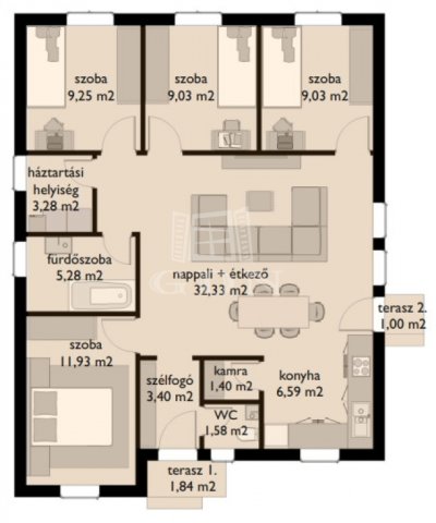 Eladó családi ház, Kecskeméten 78.5 M Ft, 5 szobás