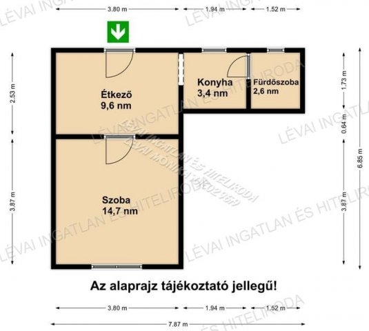 Eladó családi ház, Békéscsabán 16.5 M Ft, 1 szobás