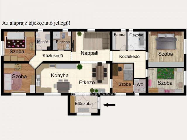 Eladó családi ház, Ebesen 79.9 M Ft, 4+1 szobás