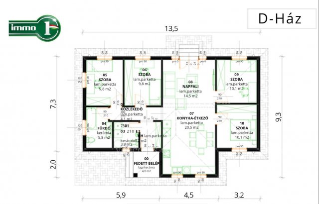 Eladó családi ház, Kecskeméten 58 M Ft, 5 szobás