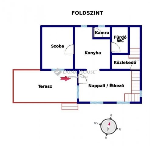 Eladó családi ház, Rácalmáson 37.5 M Ft, 5 szobás