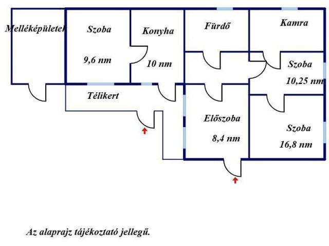 Eladó családi ház, Szolnokon 26.9 M Ft, 3 szobás