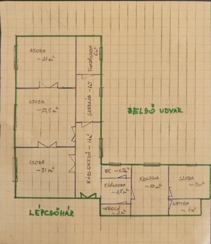 Kiadó téglalakás, albérlet, Pécsett 300 E Ft / hó, 4 szobás