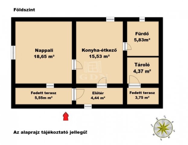 Eladó családi ház, Pilisen 29.4 M Ft, 2 szobás