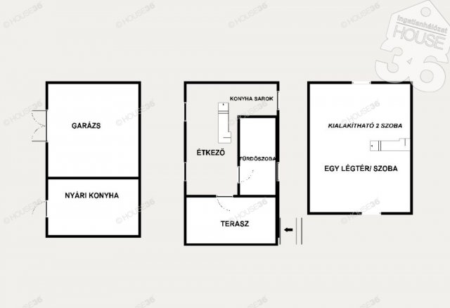 Eladó családi ház, Kecskeméten 29.9 M Ft, 1 szobás
