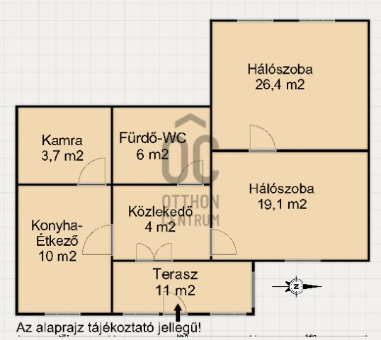 Eladó családi ház, Nagykanizsán 15 M Ft, 2 szobás