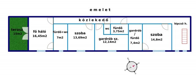 Eladó családi ház, Budapesten, X. kerületben 230 M Ft, 3 szobás