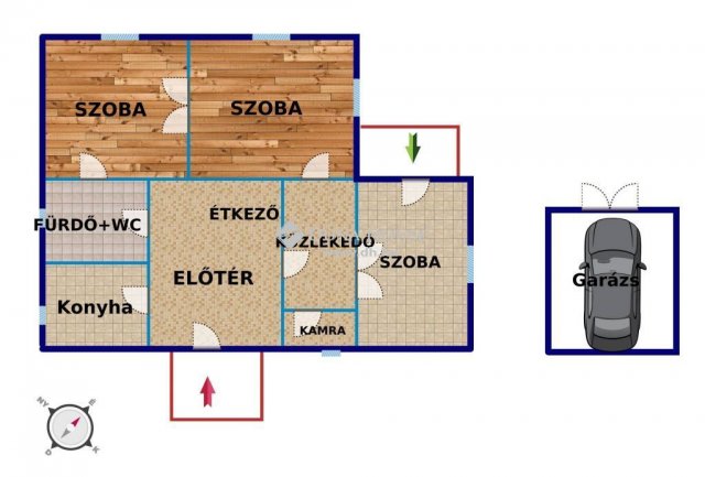 Eladó családi ház, Nagykátán 37.5 M Ft, 3 szobás