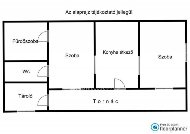 Eladó családi ház, Tápiószentmártonon 22 M Ft, 2 szobás