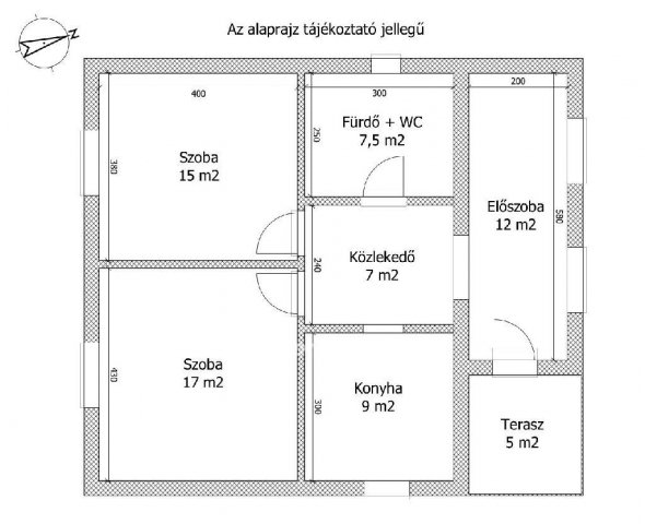 Eladó családi ház, Türjén 25.9 M Ft, 2 szobás