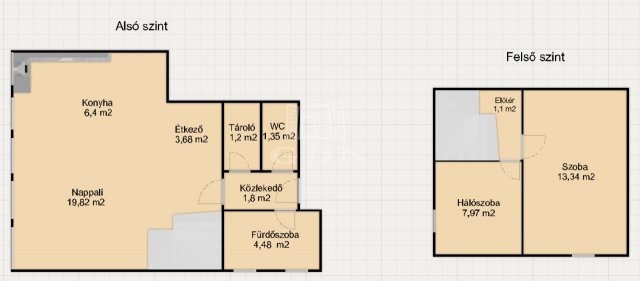 Eladó téglalakás, Zalaegerszegen 31.9 M Ft, 2+1 szobás