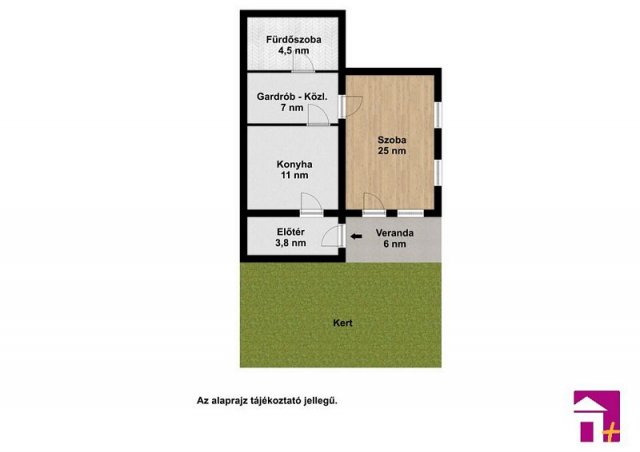Kiadó téglalakás, albérlet, Érden 160 E Ft / hó, 1 szobás