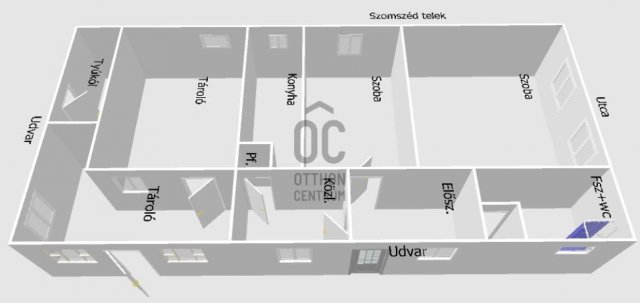 Eladó családi ház, Kiszomboron 16.5 M Ft, 2 szobás