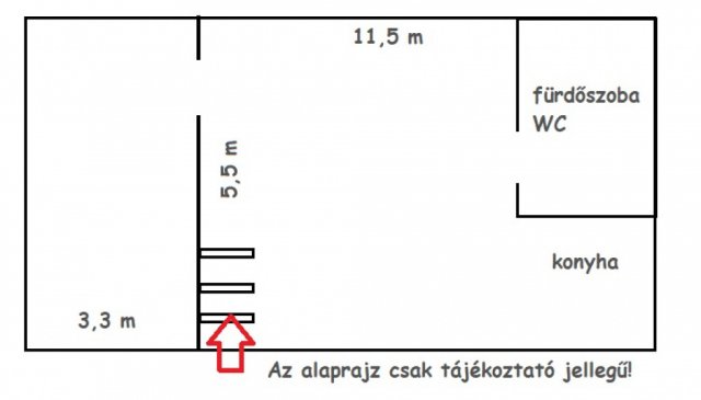 Eladó üzlethelyiség, Budapesten, VIII. kerületben 38 M Ft