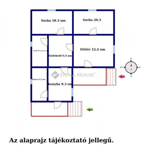 Eladó családi ház, Jászberényben 34 M Ft, 2 szobás